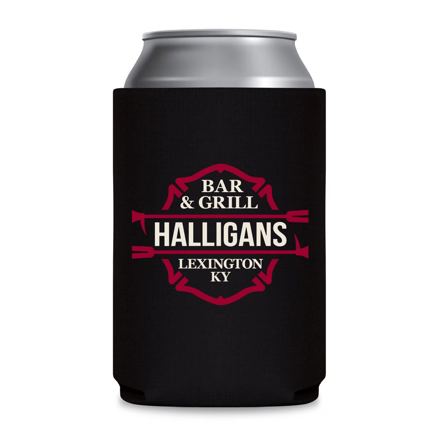 Halligans Bar & Grill Can Cooler
